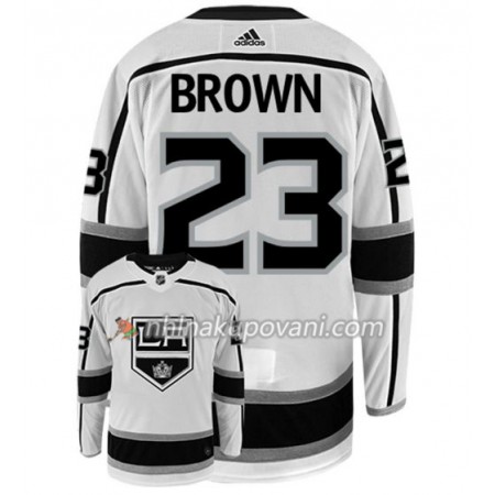 Los Angeles Kings Dresy DUSTIN BROWN 23 Adidas Bílá Authentic - Pánské